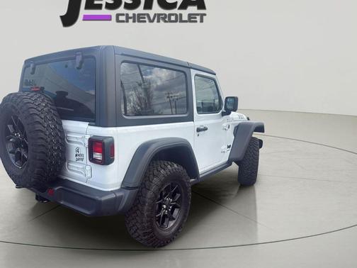 Bright White 2025 Jeep Wrangler Willys