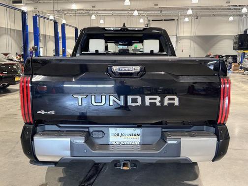 Midnight Black Metallic 2022 Toyota Tundra Hybrid Capstone