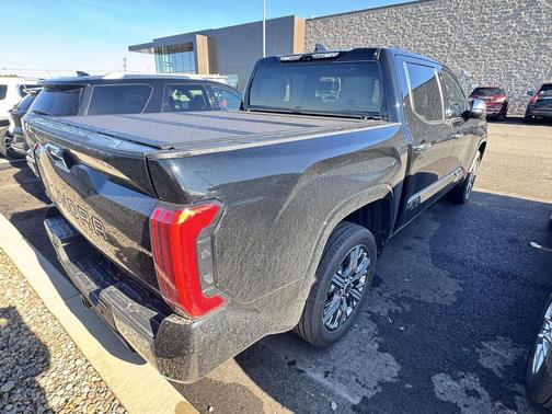 Midnight Black Metallic 2022 Toyota Tundra Hybrid Capstone