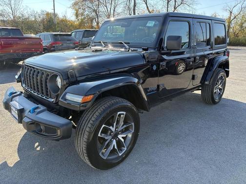 Black Clearcoat 2024 Jeep Wrangler 4xe Sport S