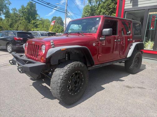 Deep Cherry Red Crystal Pearlcoat 2012 Jeep Wrangler Unlimited Sport