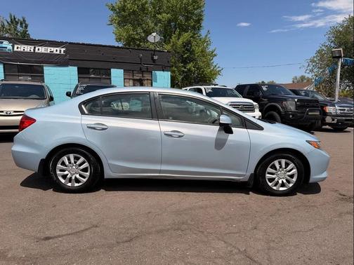 Blue 2012 Honda Civic LX