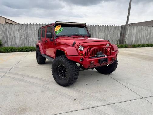 Flame Red Clearcoat 2012 Jeep Wrangler Unlimited Sahara