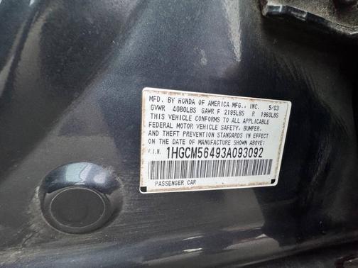 2003 Honda Accord 2.4 LX