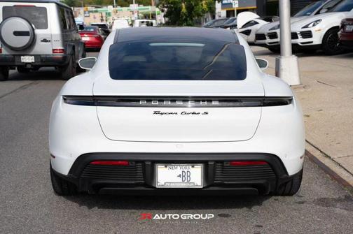 White 2020 Porsche Taycan Turbo Sedan 4D