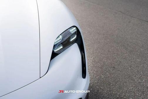 White 2020 Porsche Taycan Turbo Sedan 4D