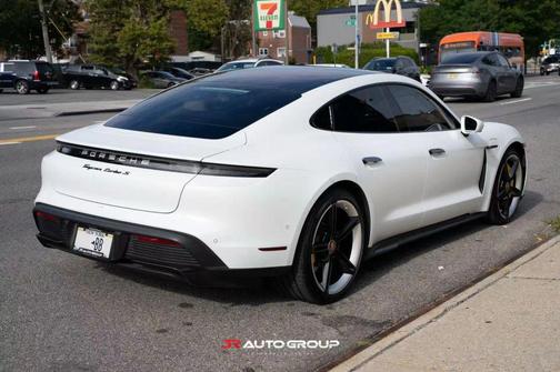 White 2020 Porsche Taycan Turbo Sedan 4D