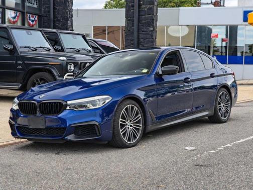 Blue 2019 BMW M550 i Xdrive