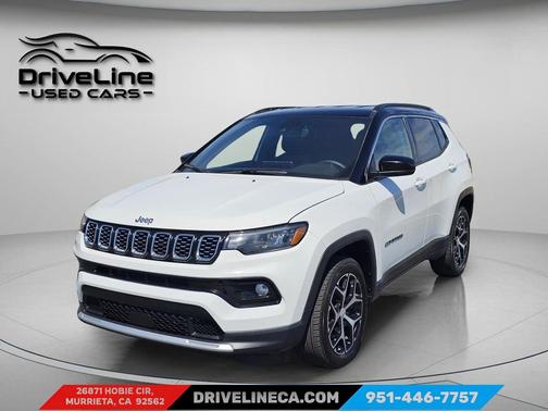 Bright White Clearcoat 2024 Jeep Compass Limited