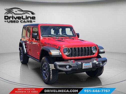 Firecracker Red Clearcoat 2024 Jeep Wrangler Rubicon