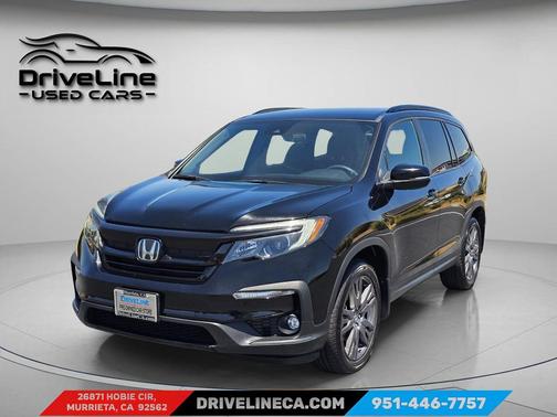 Crystal Black Pearl 2022 Honda Pilot AWD Sport