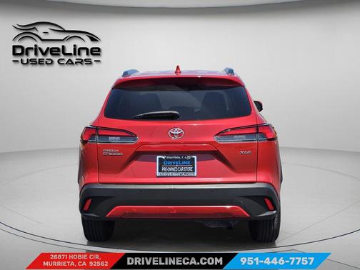Barcelona Red Metallic 2022 Toyota Corolla Cross XLE