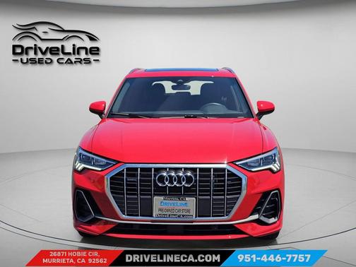Progressive Red Metallic 2025 Audi Q3 Premium 45 TFSI S line quattro Tiptronic