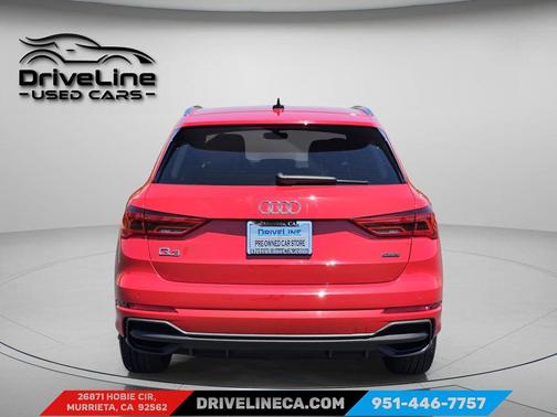 Progressive Red Metallic 2025 Audi Q3 Premium 45 TFSI S line quattro Tiptronic