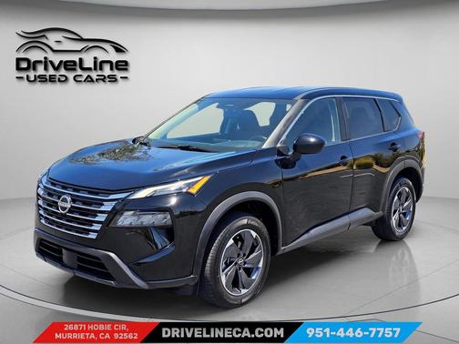 Super Black 2025 Nissan Rogue SV