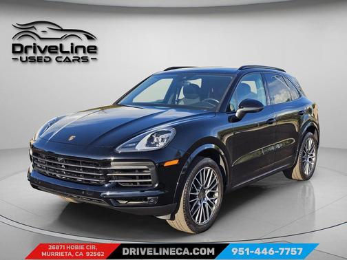 Black 2023 Porsche Cayenne Platinum Edition
