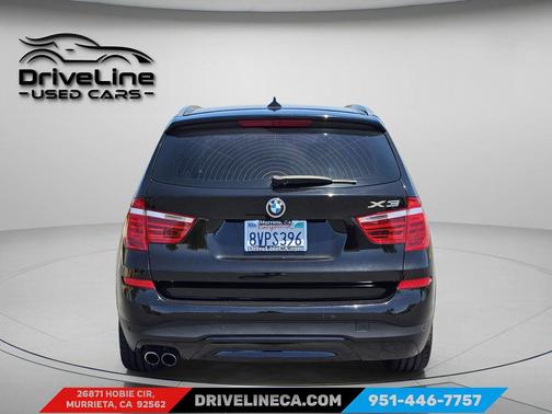 Jet Black 2017 BMW X3 sDrive28i