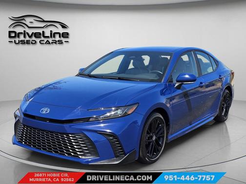 Reservoir Blue 2025 Toyota Camry SE