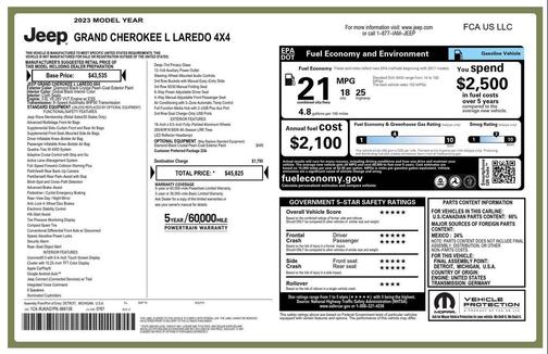 2023 Jeep Grand Cherokee L Laredo