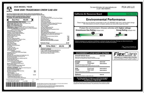 2026 RAM 2500 Tradesman