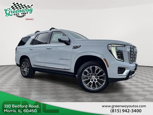Glacier White Tricoat 2026 GMC Yukon Denali