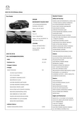 2023 Mazda CX-30 2.5 S Select Package