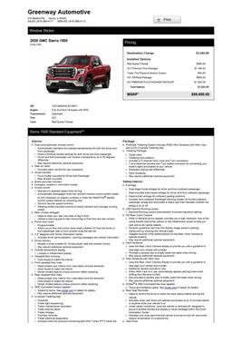 2020 GMC Sierra 1500 SLT