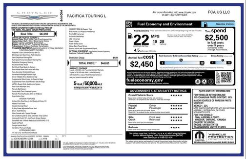 2024 Chrysler Pacifica Touring L