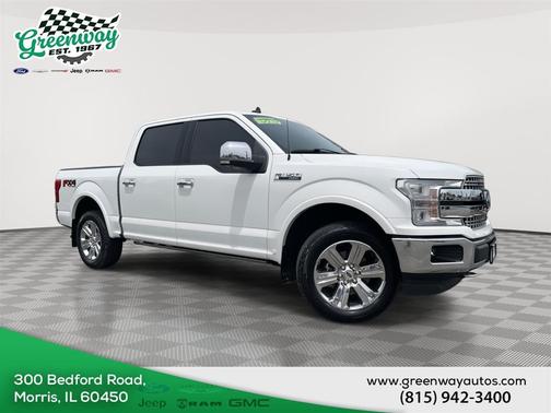 Star White Metallic Tri-Coat 2020 Ford F-150 Lariat