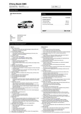 2021 Buick Enclave AWD Premium