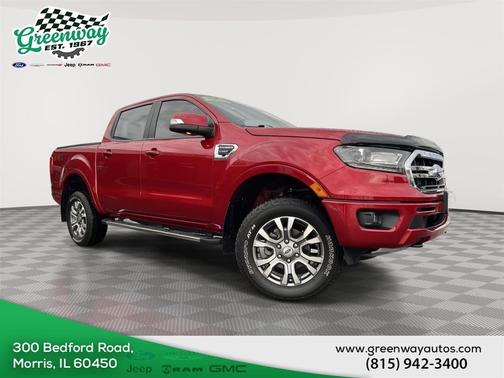Rapid Red Metallic Tinted Clearcoat 2021 Ford Ranger LARIAT
