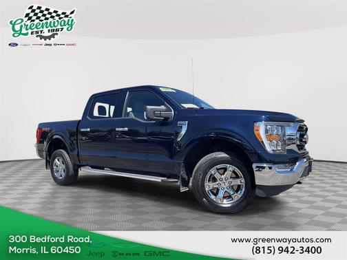 Antimatter Blue Metallic 2023 Ford F-150 XLT