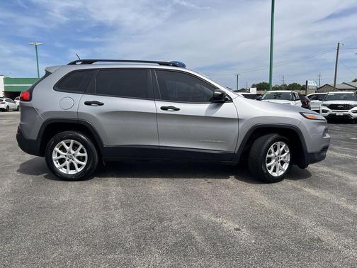 Billet Silver Metallic Clearcoat 2015 Jeep Cherokee Sport