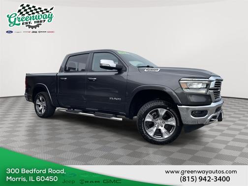 Granite Crystal Metallic Clearcoat 2020 RAM 1500 Laramie