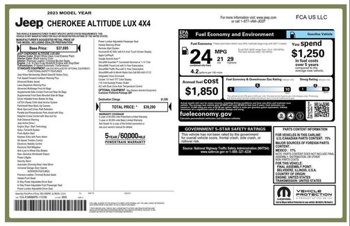 2023 Jeep Cherokee Altitude