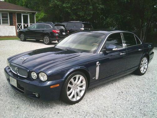 Blue 2008 Jaguar XJ Base