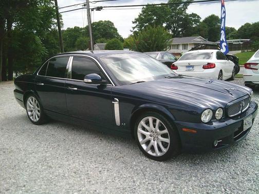 Blue 2008 Jaguar XJ Base