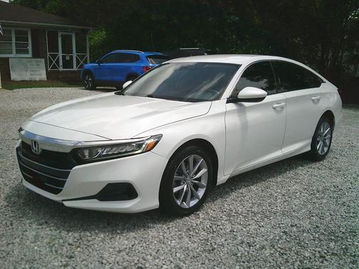 Platinum White Pearl 2021 Honda Accord LX 1.5T