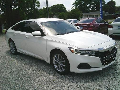 Platinum White Pearl 2021 Honda Accord LX 1.5T