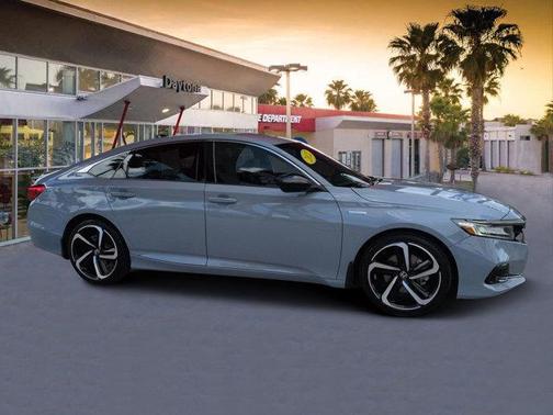 Gray 2022 Honda Accord Hybrid Sport