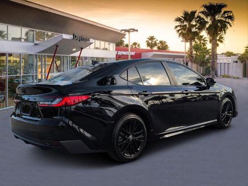 Midnight Black Metallic 2025 Toyota Camry SE
