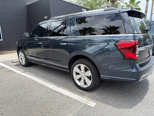 Blue Metallic 2024 Ford Expedition Max Platinum