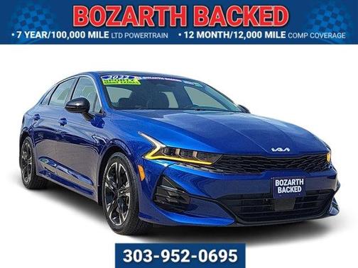 Blue 2022 Kia K5 GT-Line