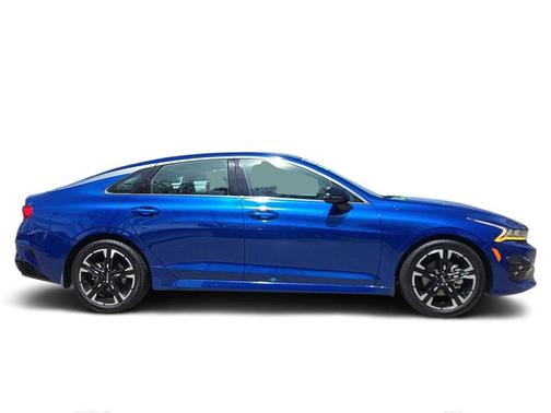 Blue 2022 Kia K5 GT-Line