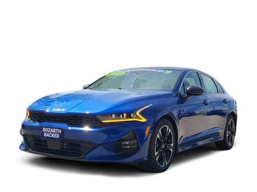 Blue 2022 Kia K5 GT-Line