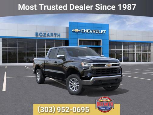 Black 2025 Chevrolet Silverado 1500 LT