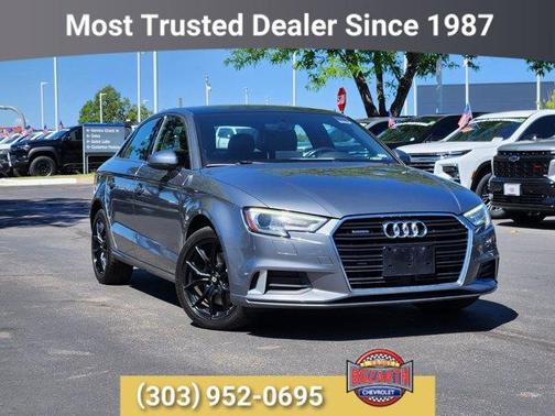 Monsoon Gray Metallic 2018 Audi A3 2.0T Premium