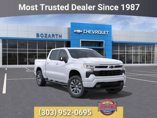 Summit White 2026 Chevrolet Silverado 1500 RST