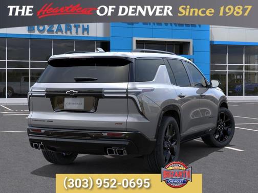 Sterling Gray Metallic 2026 Chevrolet Traverse RS