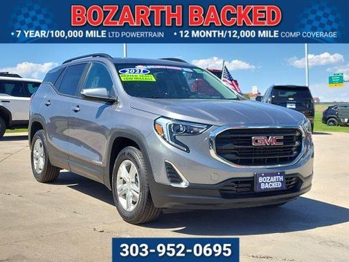 Satin Steel Metallic 2021 GMC Terrain SLE